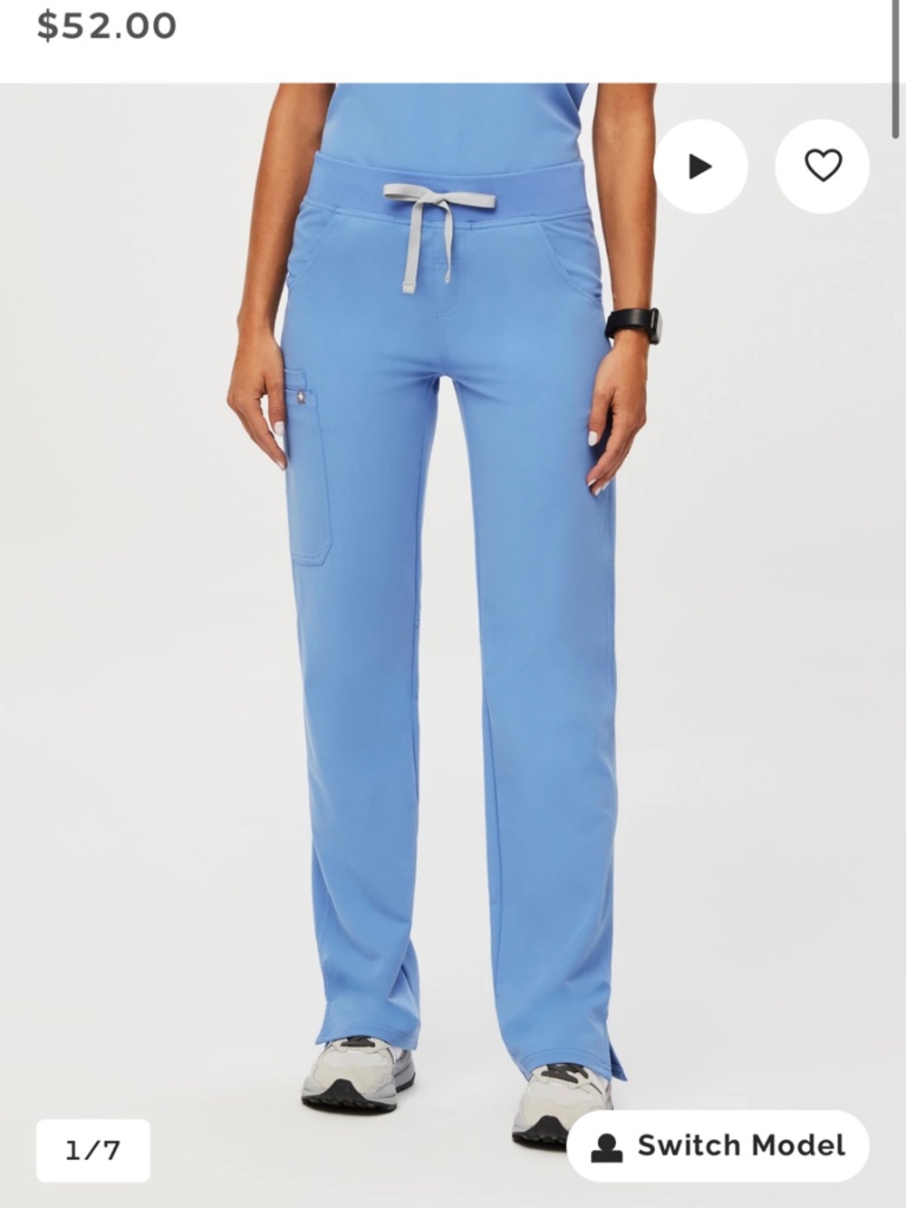 Figs Women's Scrub Pants in Royal Blue